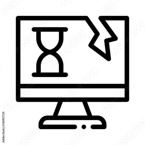 obsolete line icon