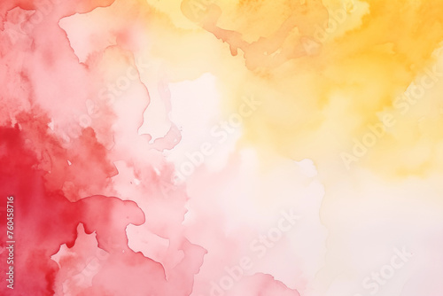 Warmth of Sunrise Watercolor Background