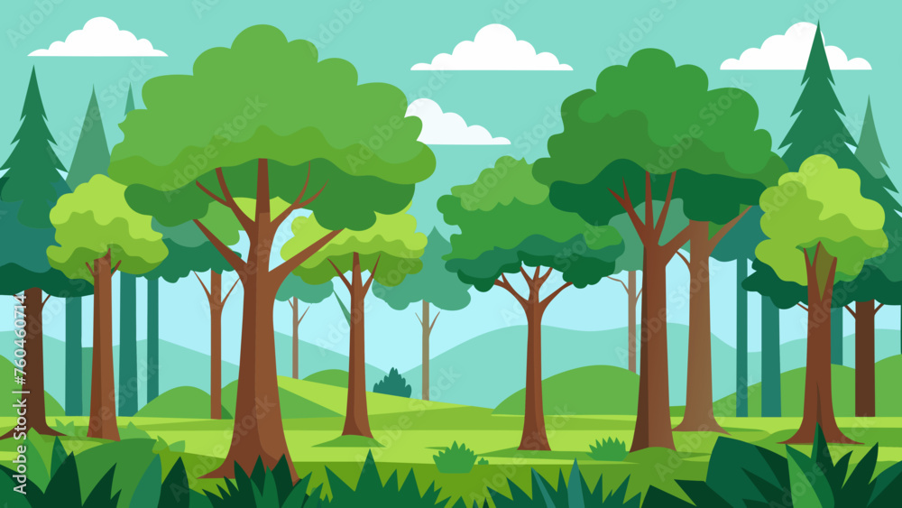Orman tree line and svg file