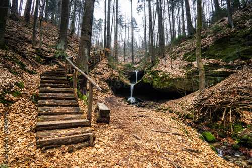 Kreibitzer Wasserfall im Lausitzer Gebirge (Chřibské vodopády) 1 photo