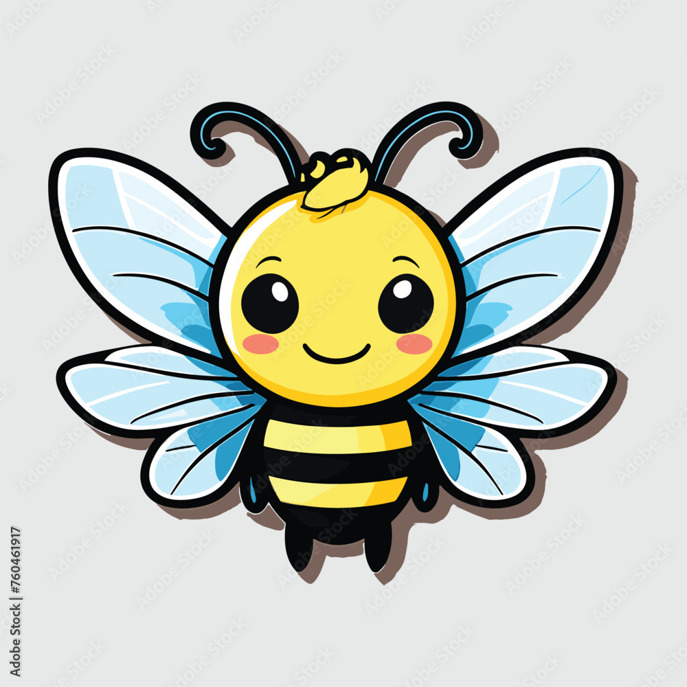 cute vector illustration of bee cute vector illustration of bee