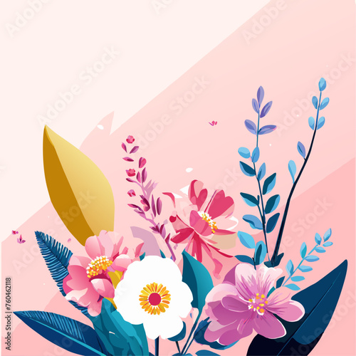 trend spring simple Design illustration