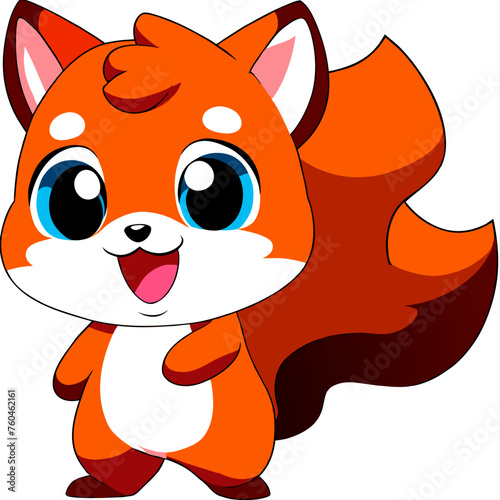 trend squirrel simple Design illustration