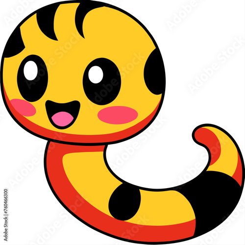 trend worm simple Design illustration