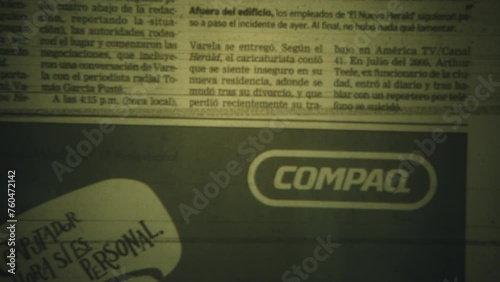 Microfilm machine library archive investigation