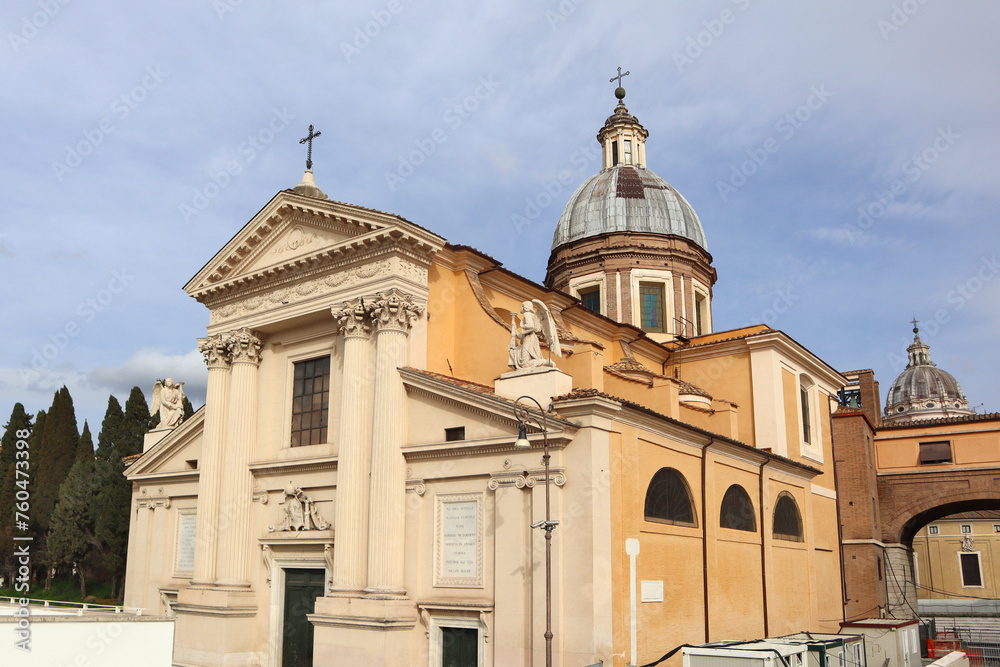 Church of  San Rocco all Augusteo in Rome, Italy