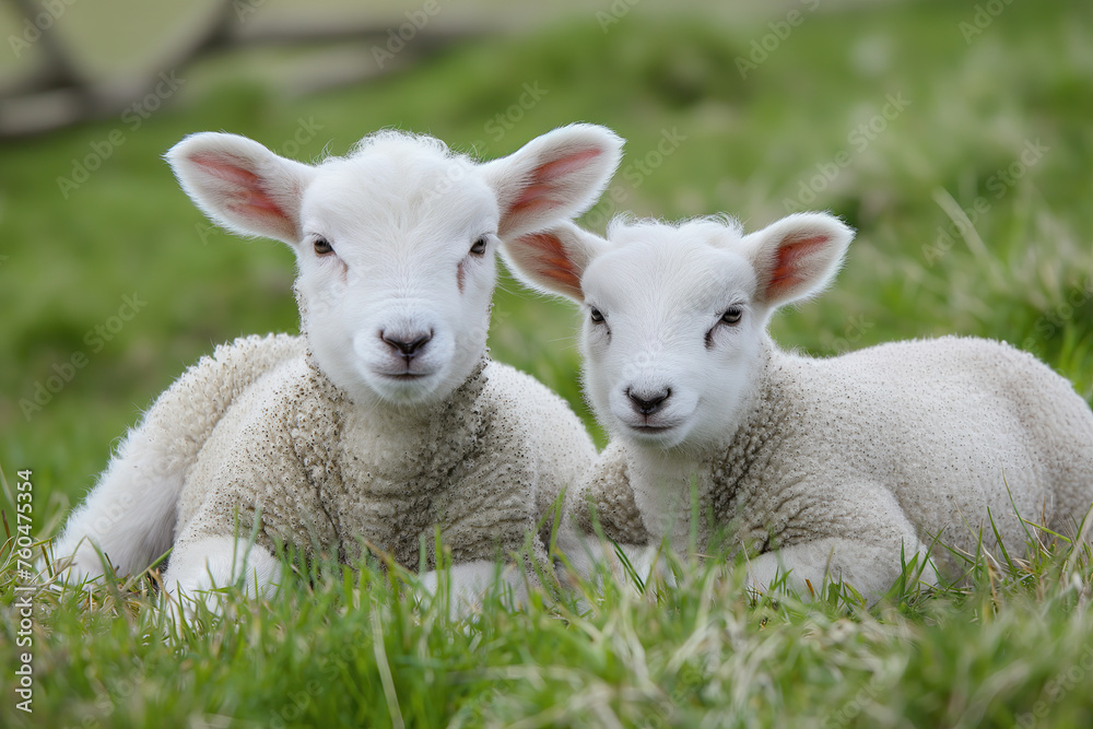lambs in a meadow lambs in a meadow