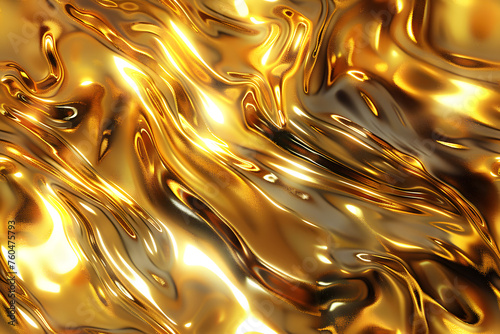 Gold texture background, abstract liquid gold background