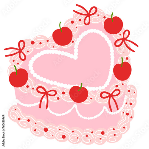 Coquette vintage cake 