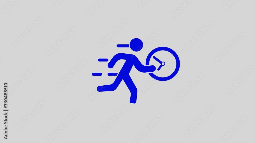business man in a hurry icon. Element of time managment illustration. business man in a hurry icon. Element of time managment illustration.