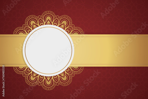 Vector elegant luxurious ramadan, eid al-fitr, islamic background decorative greeting card
