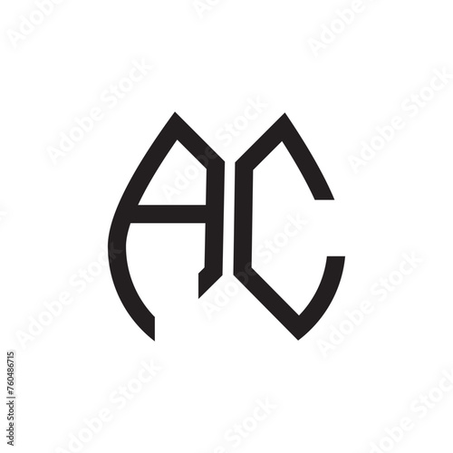 AC letter logo design.AC creative initial AC letter logo design . AC creative initials letter logo concept.