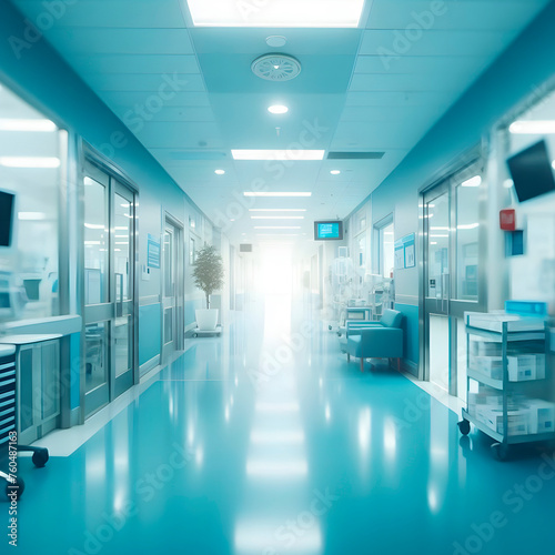 hospital corridor interior