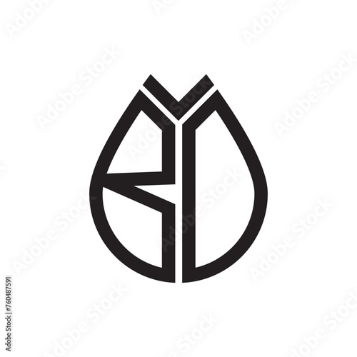 BD letter logo design.BD creative initial BD letter logo design . BD creative initials letter logo concept.