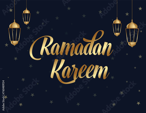 Ramadan Greeting card with editable EPS file