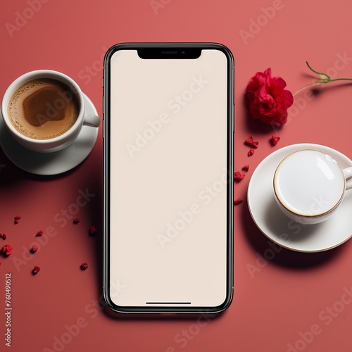 Maquette de smartphone vide pour vos pub et autre