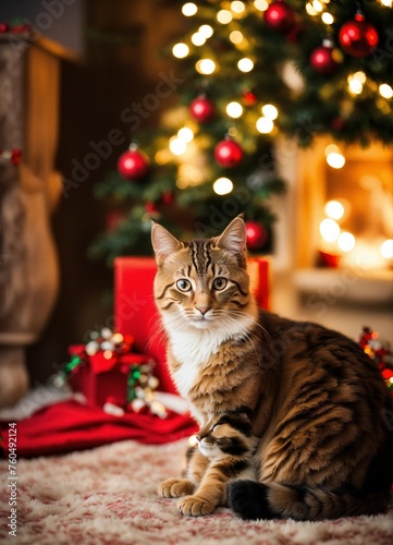 Feline Festivities: A Magical Christmas with Cats"
