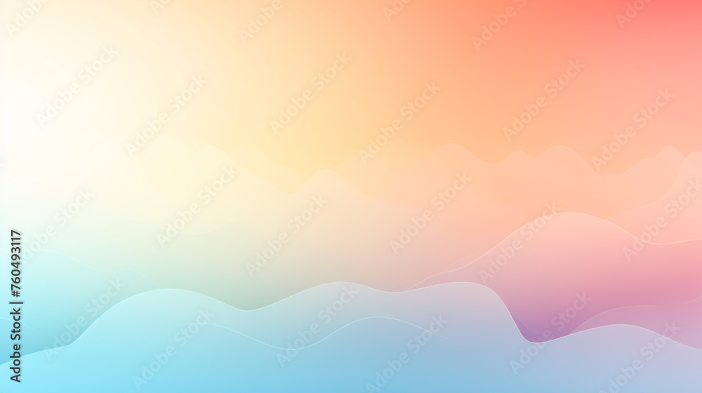 Gradient Trendy smoke waves colorful background wallpaper. 3D render creative smoke swoosh style soft lines. Abstract design smoke wavy pattern vector illustration wallpaper.
