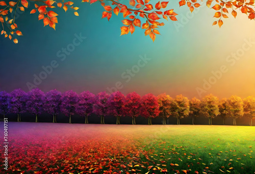 Fall Gradient Season Wallpaper, Gradient, Wallpaper, Fall, Autumn, Seasonal, Leaves, Foliage, Nature, Colors, Harvest, Cozy, Warmth, Rustic, Tranquil, AI Generated