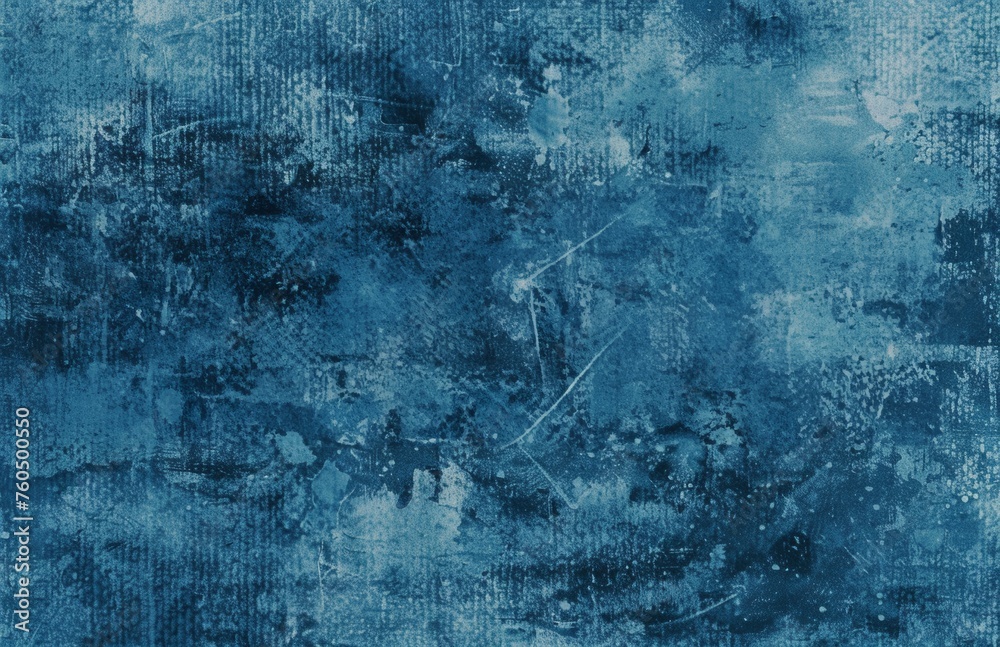 Fototapeta premium Blue Textured Watercolor Abstract Background for Artistic Design