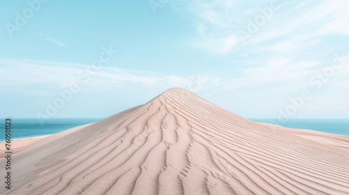 Spectacular sahara desert landscape in egypt with mesmerizing rolling sand dunes