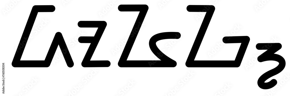 Illustration vector graphic of the name Doug, sundanese script, unique font. Great for printing on your personal items Illustration vector graphic of the name Doug, sundanese script, unique font. Great for printing on your personal items
