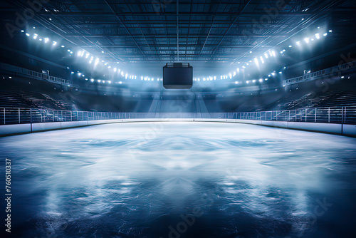 Hockey Championship Stadium. AI technology generated image © onlyyouqj
