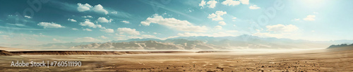 endless expanse of desert 