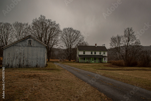 Abandoned farm house in the Delaware Water Gap National Recreation Area