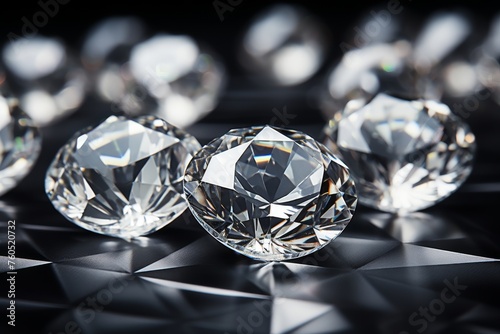 Exquisite diamonds elegantly showcase luxury and exceptional craftsmanship in fine jewelry