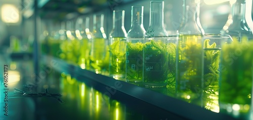 Green alga biofuel research: lab to sustainable energy photo
