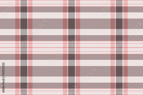 Plaid check vector of fabric seamless background with a texture textile pattern tartan.