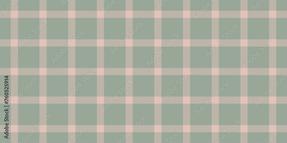 Obraz premium Detailed tartan check vector, regular textile seamless texture. Plain fabric background plaid pattern in pastel and light colors.