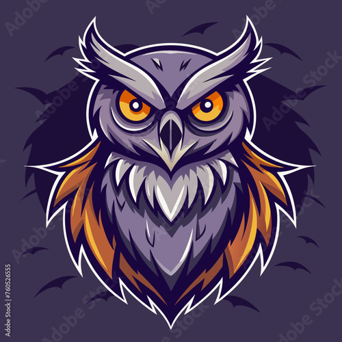 Gaze into Darkness Wear this Spooky Owl Tee Design and Embrace the Halloween Spirit