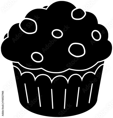 muffin illustration cream silhouette food logo cupcake icon pastry outline chocolate cheesecake cake fruit strawberry cherry sugar snack cafe shape nut bakery vanilla for vector graphic background