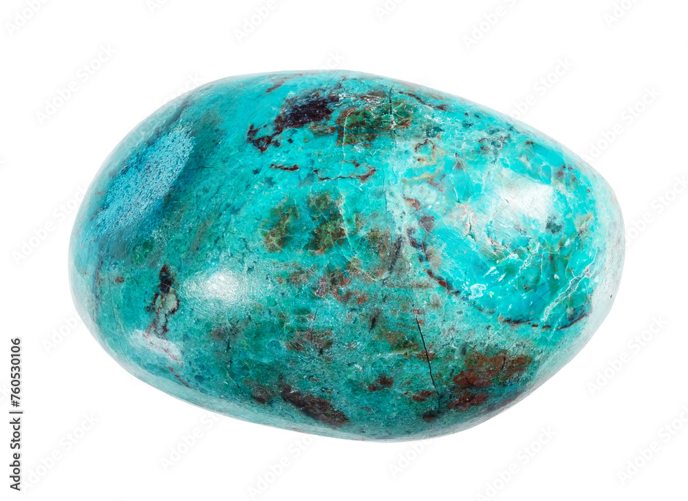 natural tumbled chrysocolla mineral cutout natural tumbled chrysocolla mineral cutout