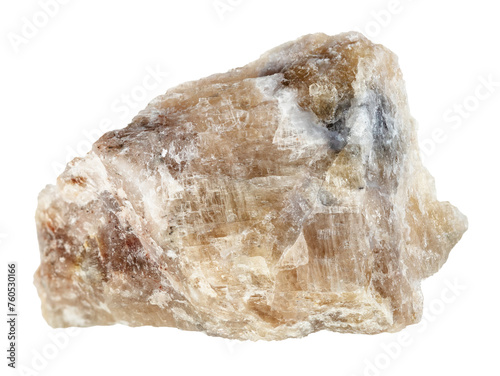 specimen of natural raw cancrinite rock cutout photo