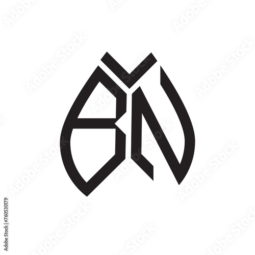 BN letter logo design.BN creative initial BN letter logo design . BN creative initials letter logo concept.