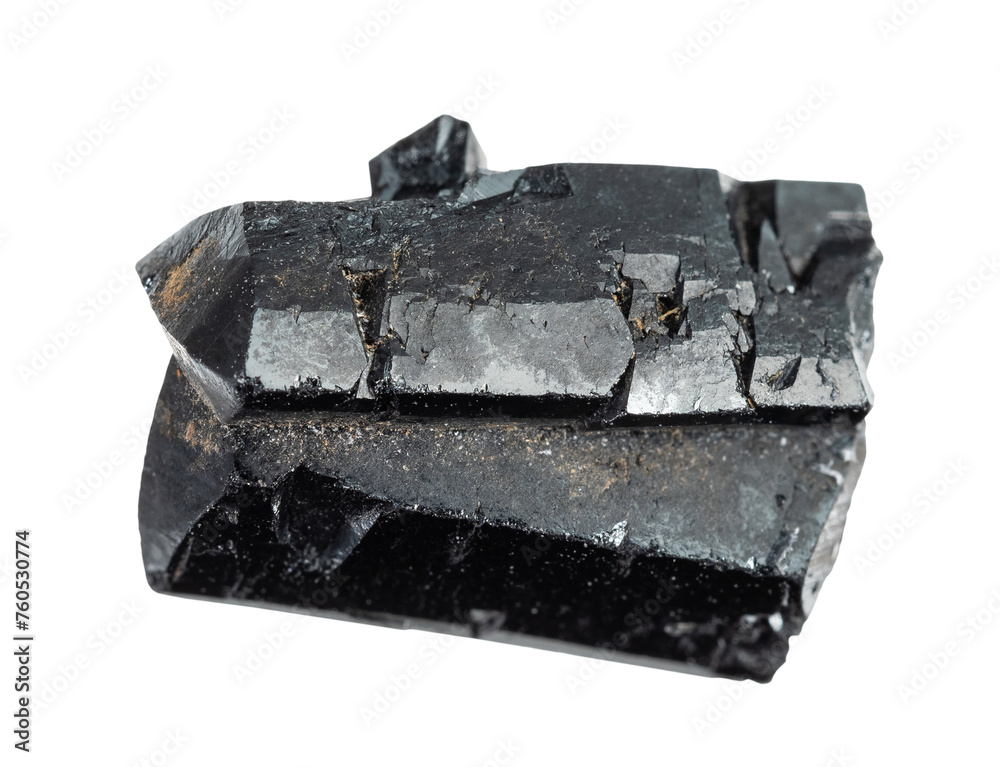 specimen of natural raw ilvaite crystal cutout specimen of natural raw ilvaite crystal cutout