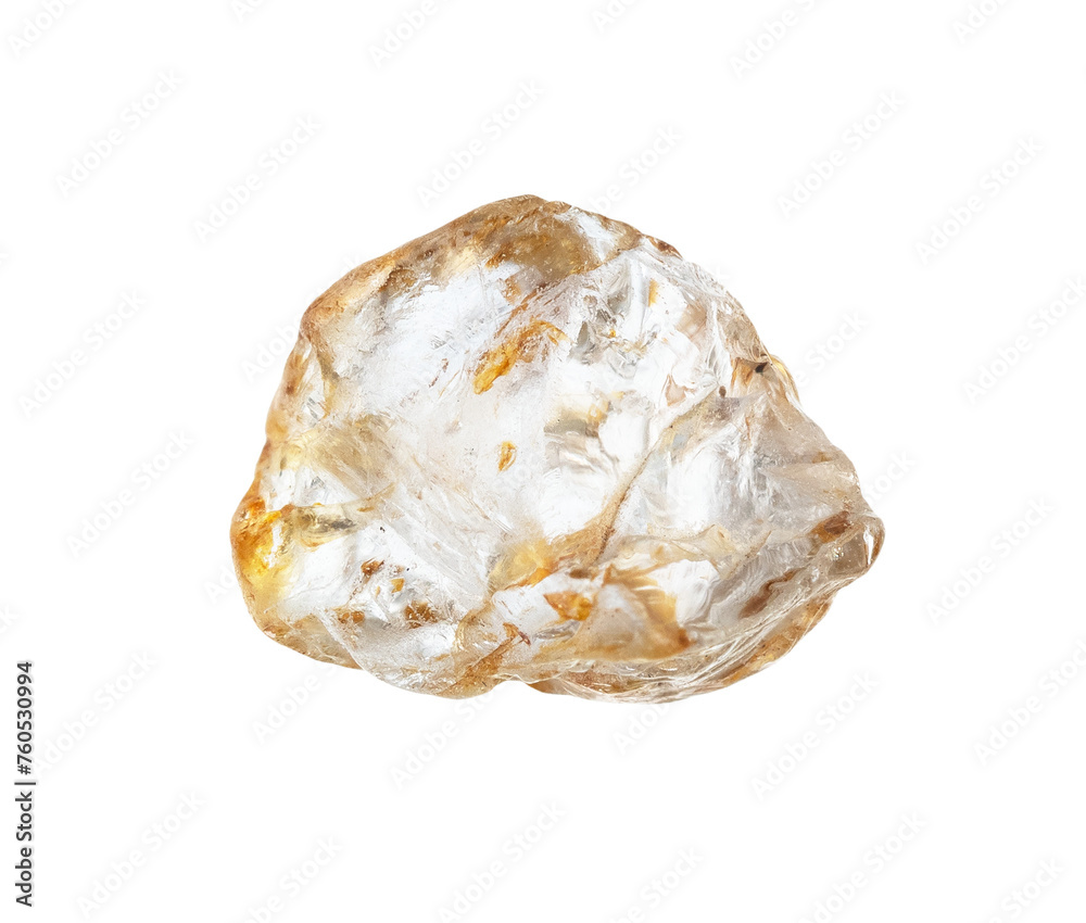 specimen of natural raw colorless sapphire cutout specimen of natural raw colorless sapphire cutout