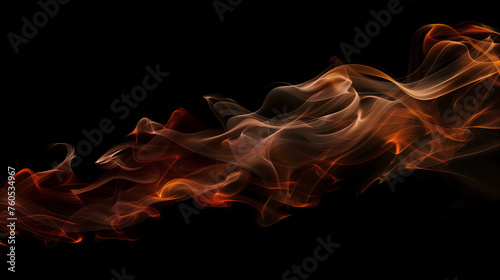 flames of fire on a black background:: 