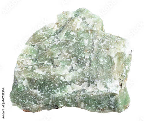 specimen of natural raw rodingite mineral cutout photo