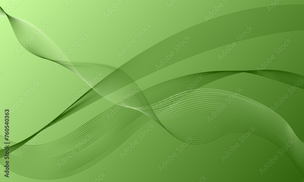 green soft lines wave curves with smooth gradient abstract background green soft lines wave curves with smooth gradient abstract background
