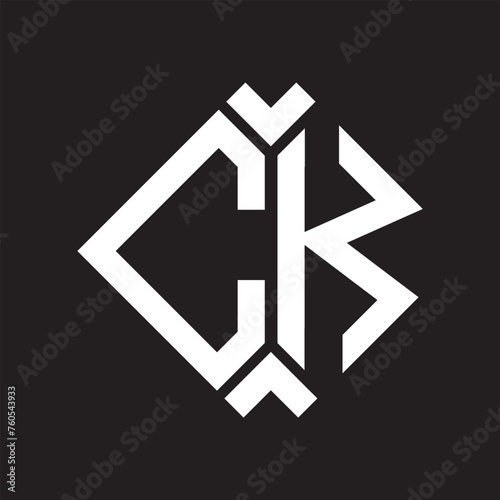 CK letter logo design.CK creative initial CK letter logo design . CK creative initials letter logo concept.
