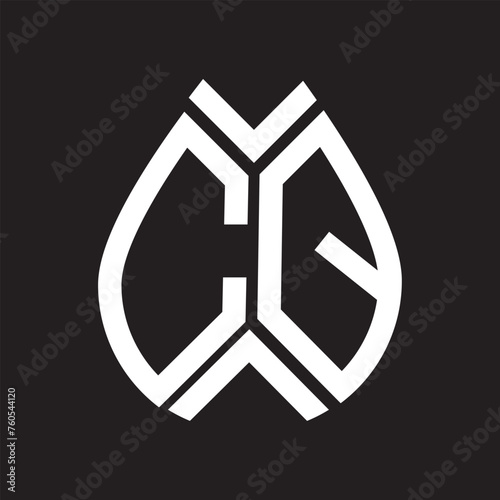 CQ letter logo design.CQ creative initial CQ letter logo design . CQ creative initials letter logo concept.