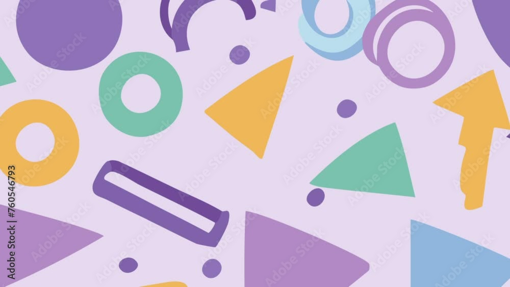 Abstract geometric shapes. Loop Background Animation Abstract geometric shapes. Loop Background Animation