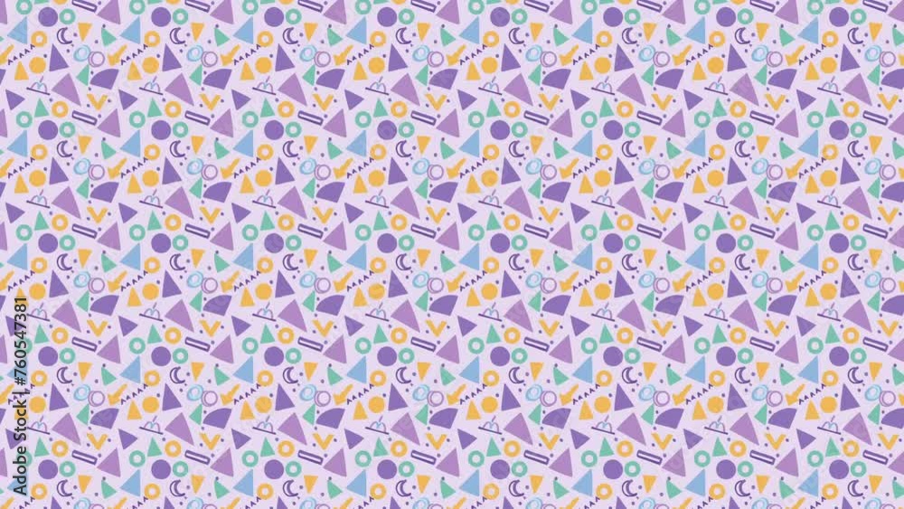 Abstract geometric shapes. Loop Background Animation Abstract geometric shapes. Loop Background Animation