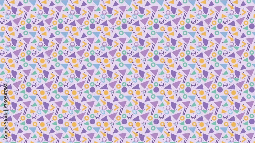 Abstract geometric shapes. Loop Background Animation Abstract geometric shapes. Loop Background Animation