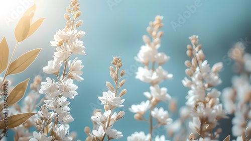 Background image of vital nature. Background for image conveying positivism