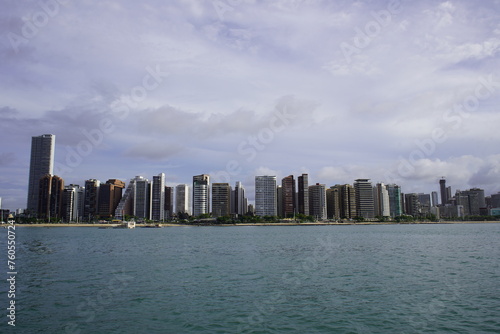  Fortaleza skyline, Mireles district und Iracema district. Brazil.  © guentermanaus